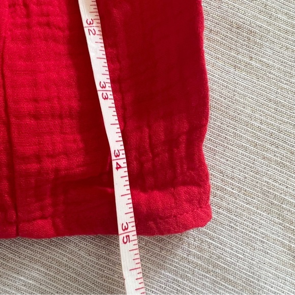 Pomander place tuckernucker Red Gauze a line swing Morgan Dress medium NWOT - Picture 8 of 10